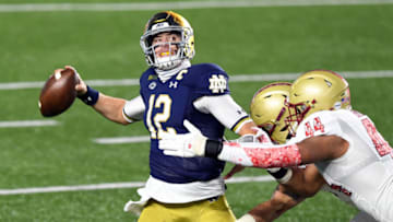 Ian Book, Notre Dame football Mandatory Credit: Brian Fluharty-USA TODAY Sports
