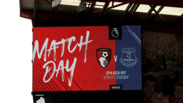 BOURNEMOUTH, ENGLAND - AUGUST 25: A close up view of an LED screen in the stadium ahead of the Premier League match between AFC Bournemouth and Everton FC at Vitality Stadium on August 25, 2018 in Bournemouth, United Kingdom. (Photo by Dan Istitene/Getty Images)