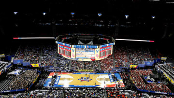 HOUSTON, TEXAS - APRIL 02: A general view of the game between the Villanova Wildcats and the Oklahoma Sooners during the NCAA Men's Final Four Semifinal at NRG Stadium on April 2, 2016 in Houston, Texas. (Photo by Scott Halleran/Getty Images)