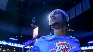 Shai Gilgeous-Alexander #2 of the Oklahoma City Thunder (Photo by Ian Maule/Getty Images)