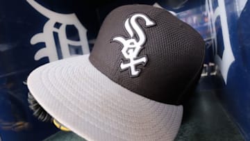 Apr 17, 2015; Detroit, MI, USA; Chicago White Sox hat in the dugout before the game against the Detroit Tigers at Comerica Park. Mandatory Credit: Rick Osentoski-USA TODAY Sports