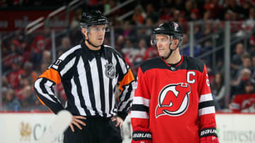 NEWARK, NJ - JANUARY 13: Referee Frederick L'Ecuyer