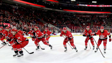 <> at PNC Arena on November 18, 2018 in Raleigh, North Carolina.