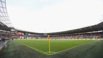 HULL, ENGLAND - AUGUST 13: General view during the Premier League match between Hull City and Leicester City at KC Stadium on August 13, 2016 in Hull, England. (Photo by Alex Morton/Getty Images)
