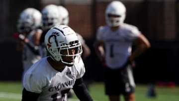 Cincinnati Bearcats wide receiver Rashad Medaris during spring practice. Cincinnati Athletics.