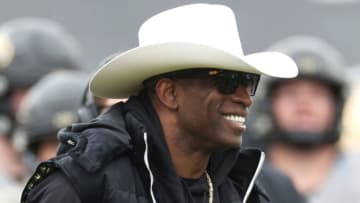 Deion Sanders was called a "lightning rod on a more national scale" since being hired to be head coach of the Colorado football program (Photo by Matthew Stockman/Getty Images)