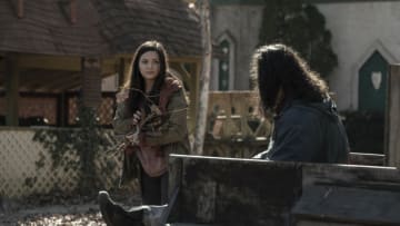 Cassady McClincy as Lydia, Cooper Andrews as Jerry - The Walking Dead _ Season 11, Episode 19 - Photo Credit: Jace Downs/AMC