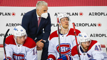 Apr 23, 2021; Calgary, Alberta, CAN; Montreal Canadiens. Mandatory Credit: Sergei Belski-USA TODAY Sports