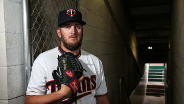 SARASOTA , FL - FEBRUARY 23: Glen Perkins (Photo by Mike Stobe/Getty Images)