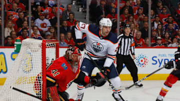 CALGARY, AB - MARCH 13: Milan Lucic