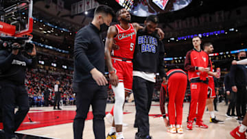 Derrick Jones Jr., Chicago Bulls Mandatory Credit: Kamil Krzaczynski-USA TODAY Sports