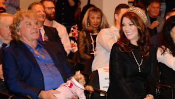 Ken Todd and Lisa Vanderpump (Photo by Chelsea Guglielmino/Getty Images)