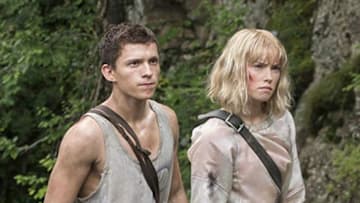 Chaos Walking filming starring Tom Holland and Daisy Ridley. Photo credit: Lionsgate.