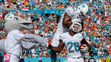 MIAMI GARDENS, FL - OCTOBER 12: Running back Lamar Miller