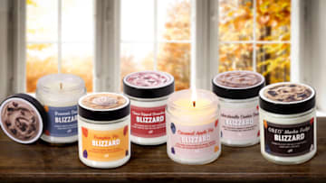 DQ Fall Blizzard Menu candles , photo provided by Dairy Queen