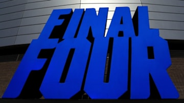 GLENDALE, AZ - MARCH 30: Final Four logos are seen on University of Phoenix Stadium prior to the 2017 NCAA Men's Basketball Final Four on March 30, 2017 in Glendale, Arizona. (Photo by Tom Pennington/Getty Images)
