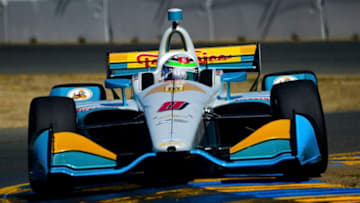 SONOMA, CA - SEPTEMBER 15: Patricio O'Ward of Mexico driver of the #8 Harding Racing Chevrolet during practice for the Verizon IndyCar Series Sonoma Grand Prix at Sonoma Raceway on September 15, 2018 in Sonoma, California. (Photo by Robert Laberge/Getty Images)