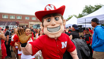 Herbie Husker before the game against the Oklahoma Sooners at Memorial Stadium. (Kevin Jairaj-USA TODAY Sports)