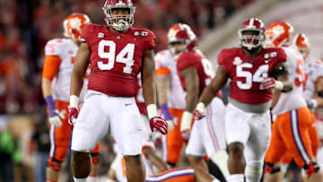 TAMPA, FL - JANUARY 09: Defensive lineman Da'Ron Payne