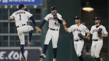 HOUSTON, TX - APRIL 20: Carlos Correa