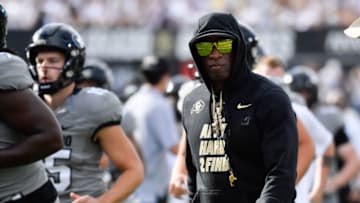 According to Buffaloes Wire's Matt Wadleigh, programs are already "thinking long and hard" about poaching Coach Prime from Colorado football Mandatory Credit: John Leyba-USA TODAY Sports