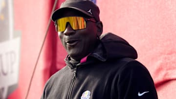 Michael Jordan Mandatory Credit: Michael Madrid-USA TODAY Sports