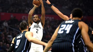 LA Clippers Kawhi Leonard (Photo by Harry How/Getty Images) NOTE TO USER: User expressly acknowledges and agrees that, by downloading and or using this photograph, User is consenting to the terms and conditions of the Getty Images License Agreement.