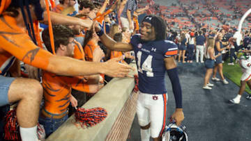 Auburn football would have the chance to re-recruit Landen King if the Tigers found a head coach replacement for Bryan Harsin (Photo by Michael Chang/Getty Images)