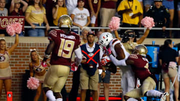 TALLAHASSEE, FL - OCTOBER 7: Wide receiver Darrell Langham
