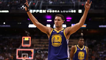 PHOENIX, AZ - APRIL 08: Klay Thompson