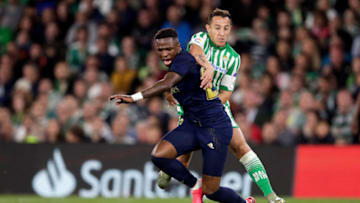 Vinicius Jr. of Real Madrid (Photo by Eric Verhoeven/Soccrates/Getty Images)