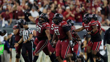 South Carolina football's TJ Sanders has been one of the best defensive performers this offseason. [Corey Perrine/Florida Times-Union]
