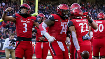 Cincinnati Bearcats running back Ryan Montgomery at Nippert Stadium. Getty Images.