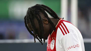 ROTTERDAM - Calvin Bassey of Ajax during the TOTO KNVB Cup final between PSV and Ajax at Feyenoord Stadium de Kuip on April 30, 2023 in Rotterdam, Netherlands. ANP MAURICE VAN STONE (Photo by ANP via Getty Images)