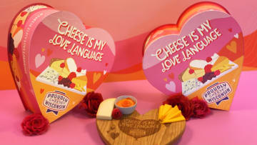 Wisconsin Cheese Heart-Shaped Boxes for Valentine's Day photo provided by Wisconsin Cheese