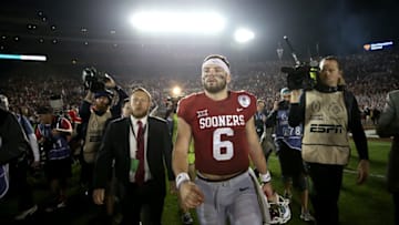 PASADENA, CA - JANUARY 01: Quarterback Baker Mayfield