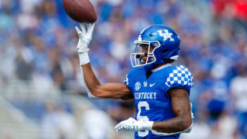 Kentucky Wildcats wide receiver Dane Key (Credit: Jordan Prather-USA TODAY Sports)