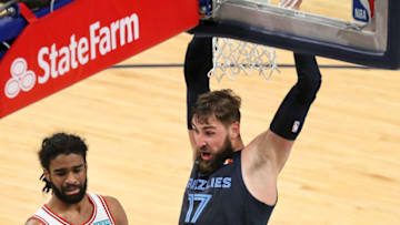 Jonas Valanciunas, Memphis Grizzlies Mandatory Credit: Nelson Chenault-USA TODAY Sports