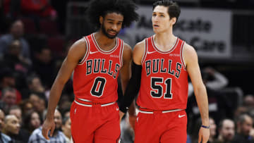 Coby White, Ryan Arcidiacono, Chicago Bulls Mandatory Credit: Quinn Harris-USA TODAY Sports