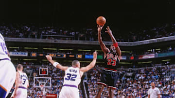 Phoenix Suns Michael Jordan Jason Kidd (Photo by Barry Gossage/NBAE via Getty Images)