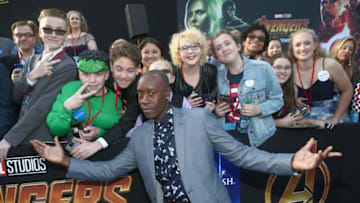 HOLLYWOOD, CA - APRIL 23: Actor Don Cheadle attends the Los Angeles Global Premiere for Marvel Studios? Avengers: Infinity War on April 23, 2018 in Hollywood, California. (Photo by Tommaso Boddi/Getty Images for Disney)
