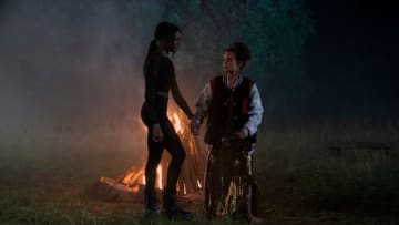 First Kill. (L to R) Imani Lewis as Calliope, Sarah Catherine Hook as Juliette in episode 104 of First Kill. Cr. Brian Douglas/Netflix © 2022