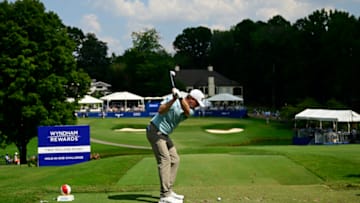Nate Lashley, 2023 Wyndham Championship,(Photo by Logan Whitton/Getty Images)
