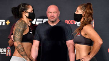 Amanda Nunes vs. Felicia Spencer (Photo by Jeff Bottari/Zuffa LLC)
