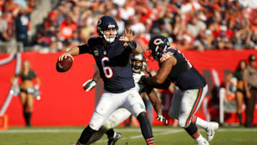 TAMPA, FL - NOVEMBER 13: Quarterback Jay Cutler (Photo by Brian Blanco/Getty Images)
