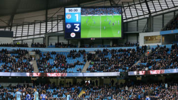 MANCHESTER, ENGLAND - DECEMBER 03: The scoreboard at full time during the Premier League match between Manchester City and Chelsea at Etihad Stadium on December 3, 2016 in Manchester, England. (Photo by James Baylis - AMA/Getty Images)