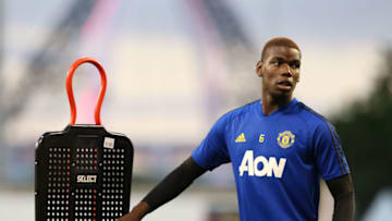 PERTH, AUSTRALIA - JULY 09: (EXCLUSIVE COVERAGE) Paul Pogba of Manchester United in action during a first team training session as part of their pre-season tour of Australia, Singapore and China on July 09, 2019 in Perth, Australia. (Photo by Matthew Peters/Manchester United via Getty Images)