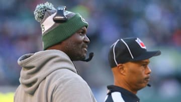 EAST RUTHERFORD, NJ - JANUARY 01: Head coach Todd Bowles (Photo by Ed Mulholland/Getty Images)