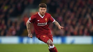 LIVERPOOL, ENGLAND - MARCH 06: Alberto Moreno of Liverpool runs with the ball during the UEFA Champions League Round of 16 second leg match between Liverpool and FC Porto at Anfield on March 6, 2018 in Liverpool, United Kingdom. (Photo by Shaun Botterill/Getty Images)