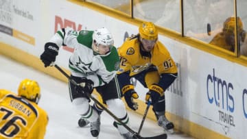 NASHVILLE, TN - FEBRUARY 12: Antoine Roussel